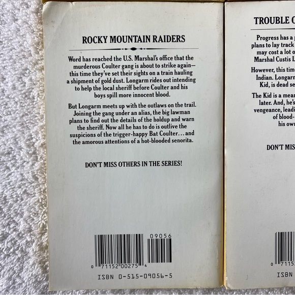 Vintage Longarm Action Western Romance Novel x4 - Picture 9 of 14